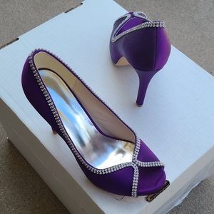 Purple High Heels Size 8